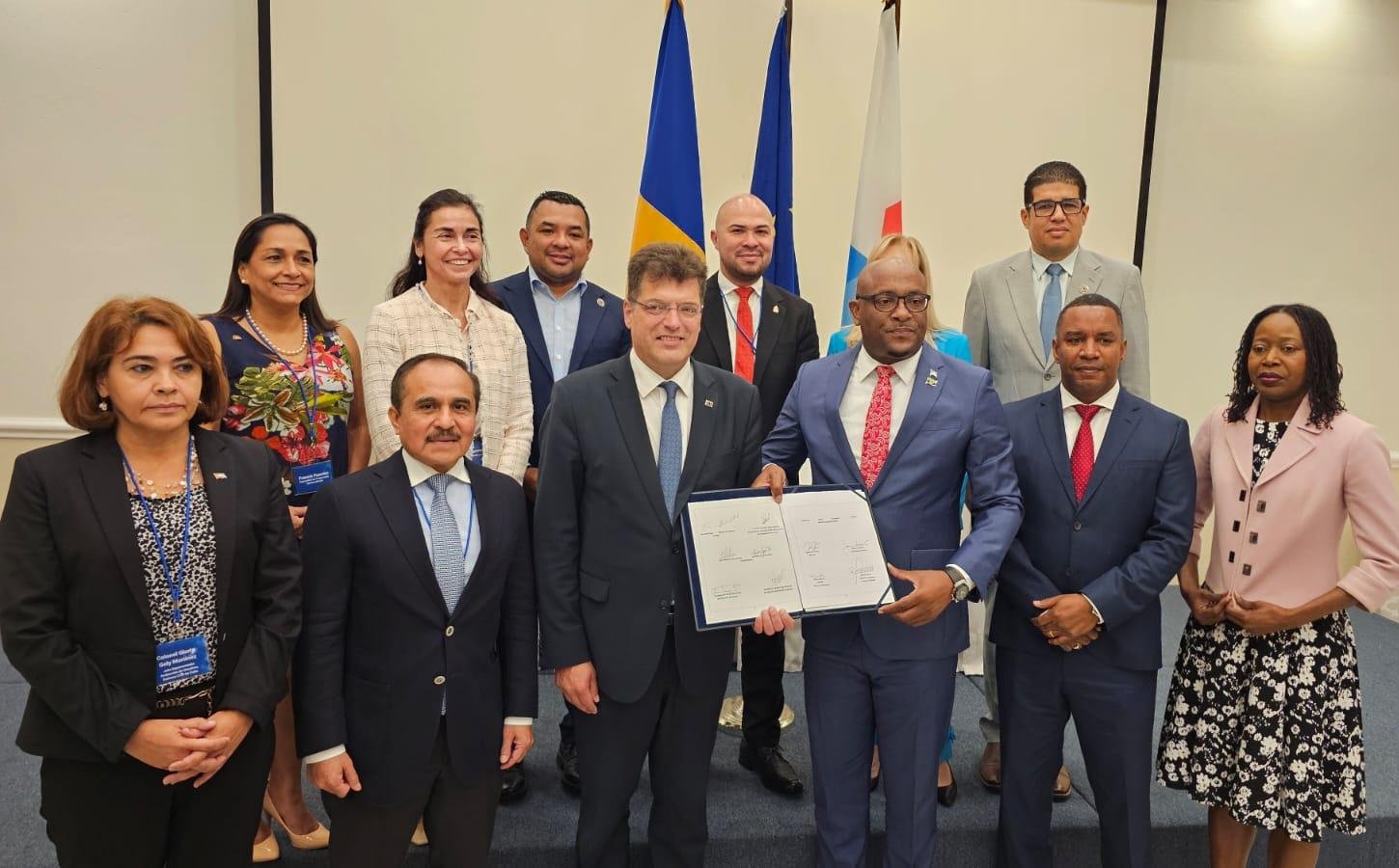 The signature of MoU on Disaster Preparedness and Disaster Risk Management in Barbados