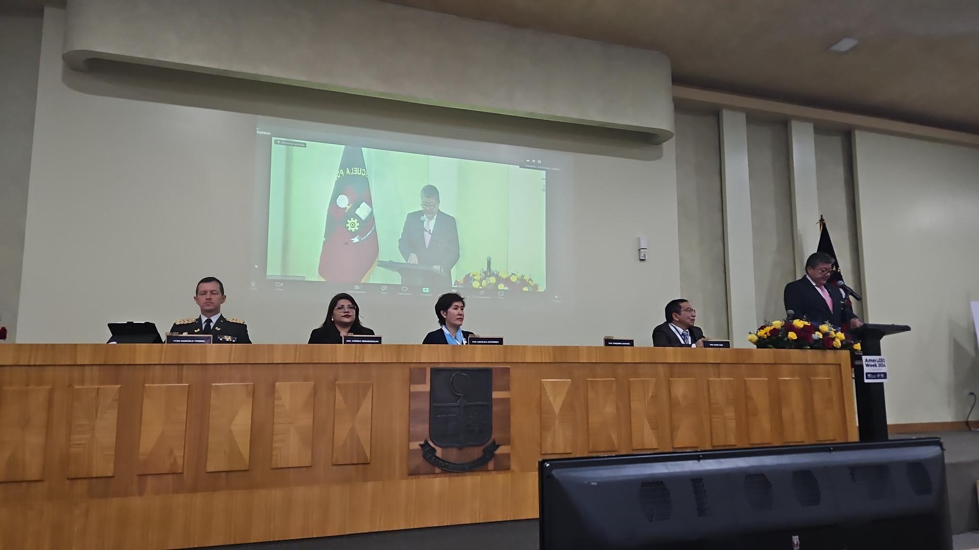 Representatives of the CopernicusLAC Panama Centre Participate in AmeriGEO Week 2024