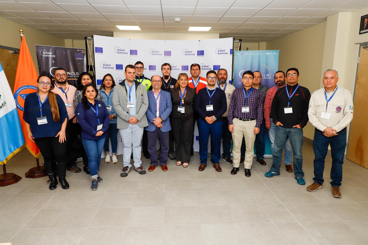 CopernicusLAC Panama Organises a Regional Training on Remote Sensing for Disaster Risk Reduction and Forest Fires in Guatemala